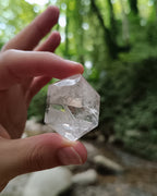 Cuarzo Cristal facetado #2 // Estrella de David
