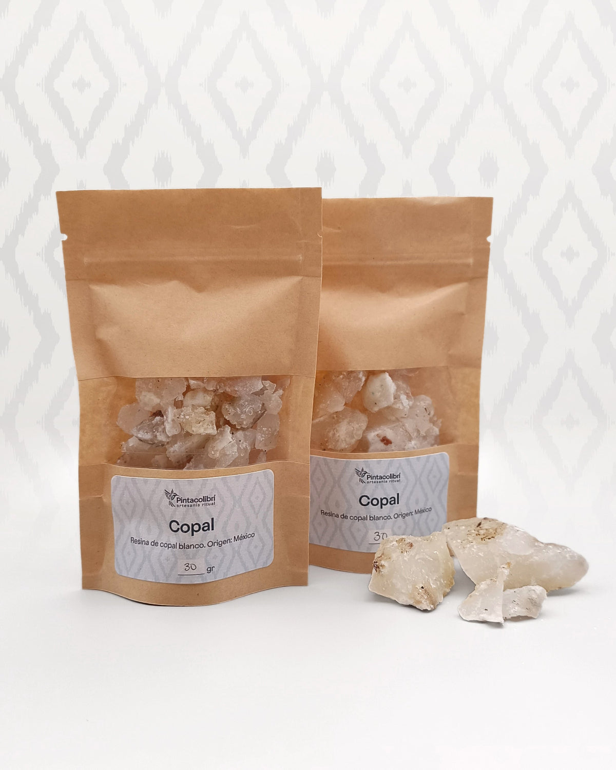 Resina de copal blanco 100% natural