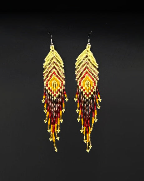 Pendientes de mostacilla - medianos