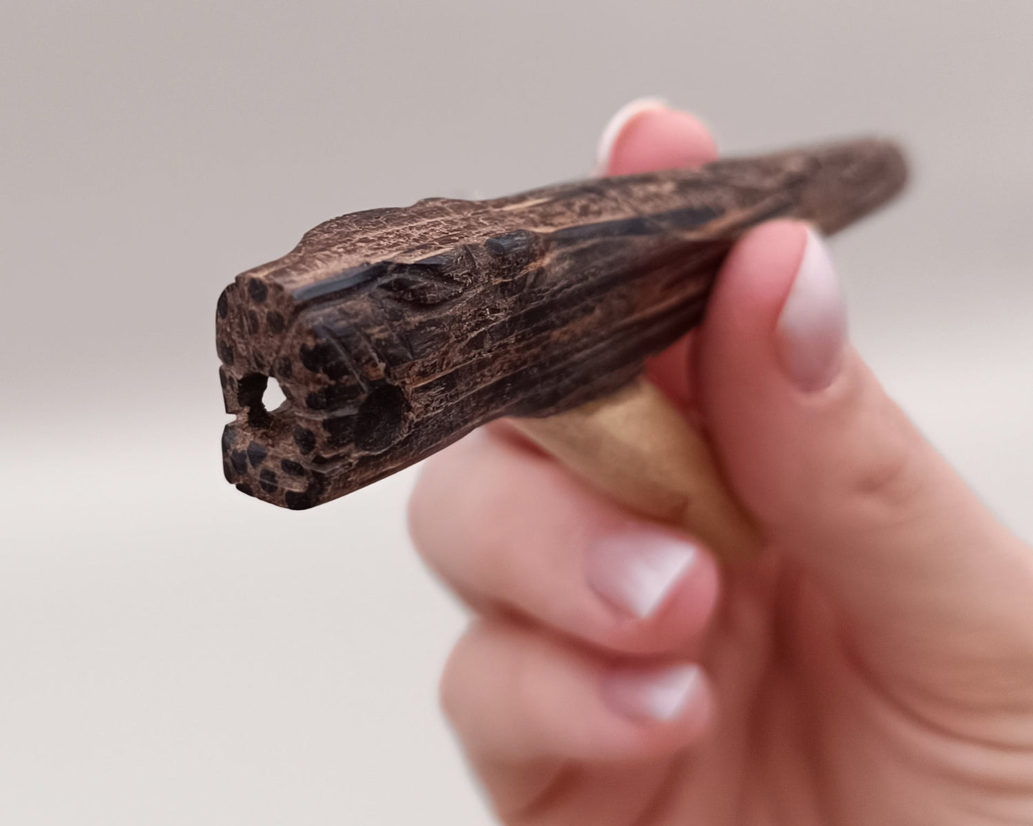 Kuripe Jaguar - madera de Chontaduro y Palo Santo