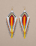 Pendientes de mostacilla - grandes