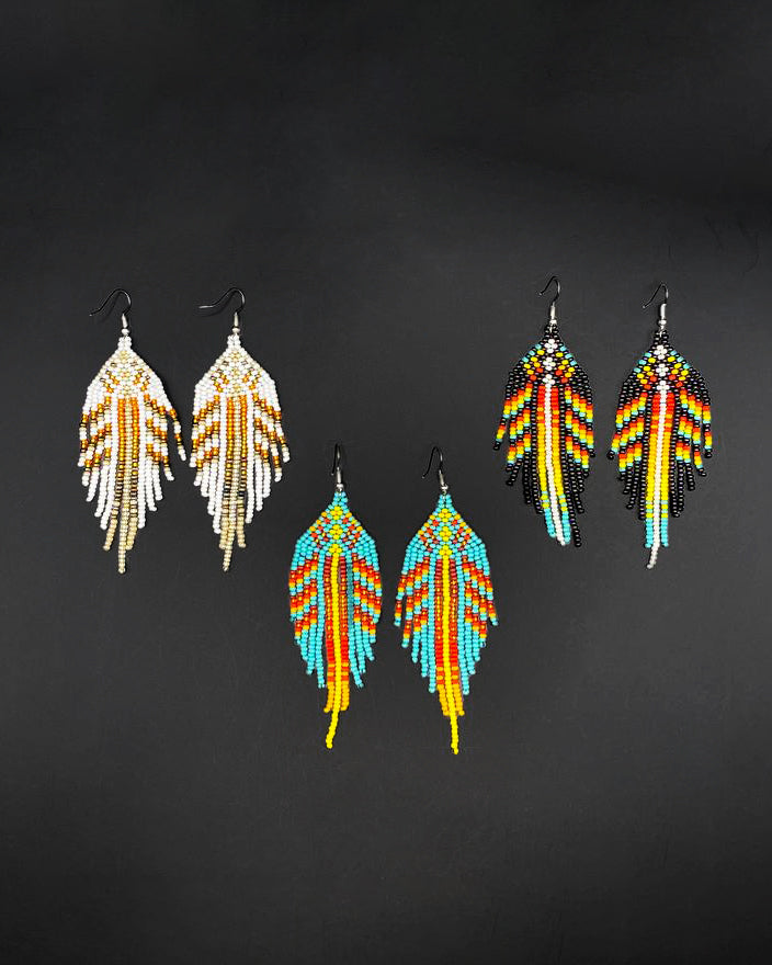 Pendientes de mostacilla - pequeños