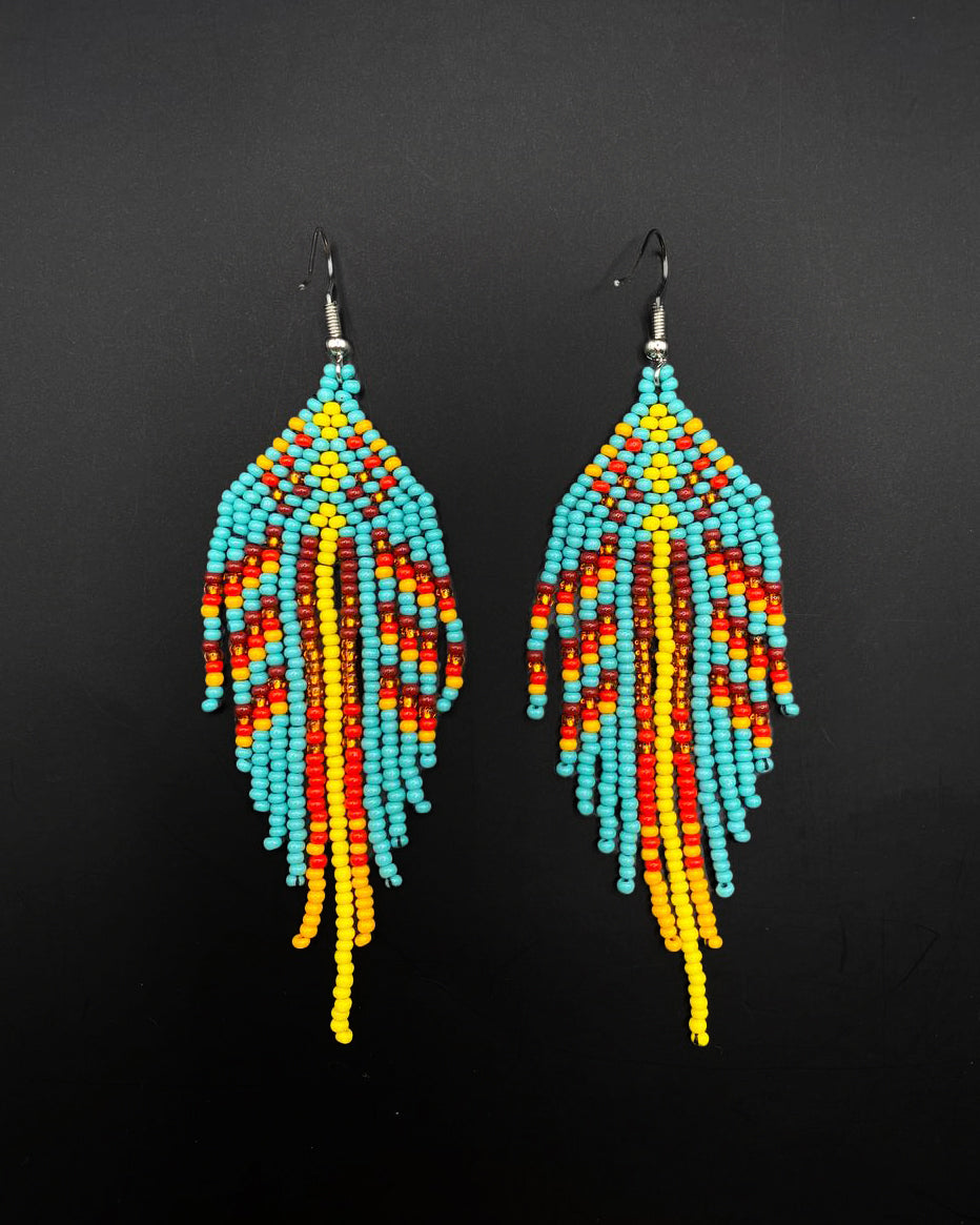 Pendientes de mostacilla - pequeños