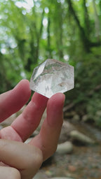 Cuarzo Cristal facetado #1 // Estrella de David