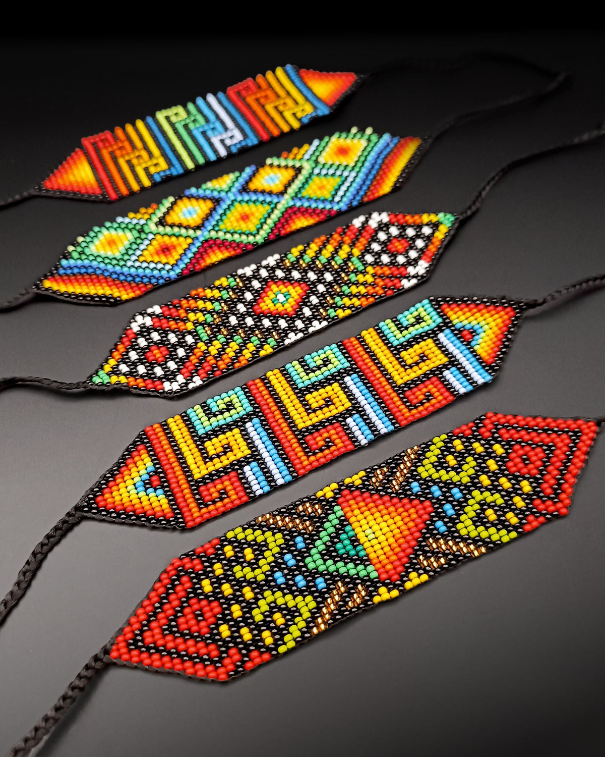 Pulseras de mostacilla - grandes