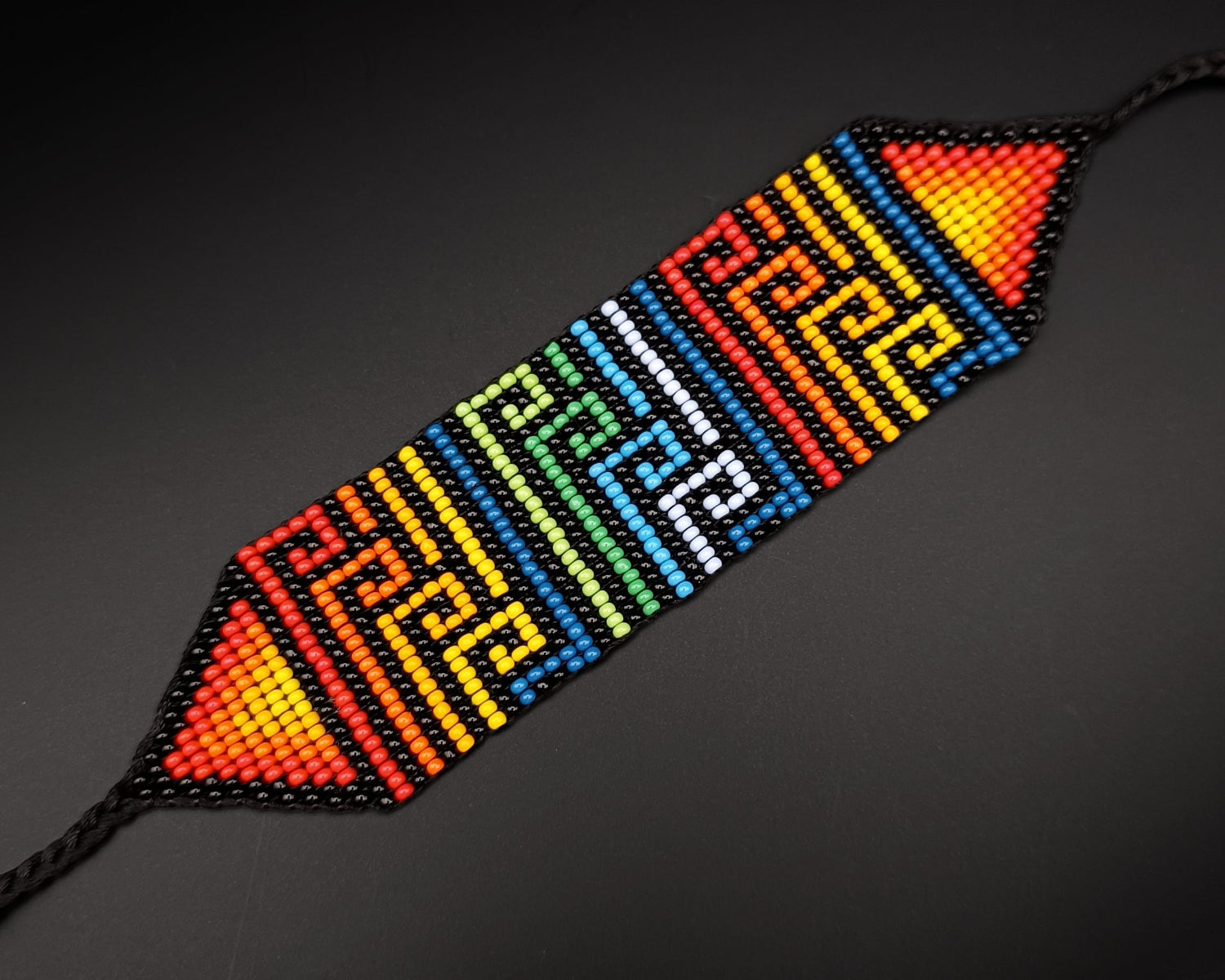 Pulseras de mostacilla - grandes