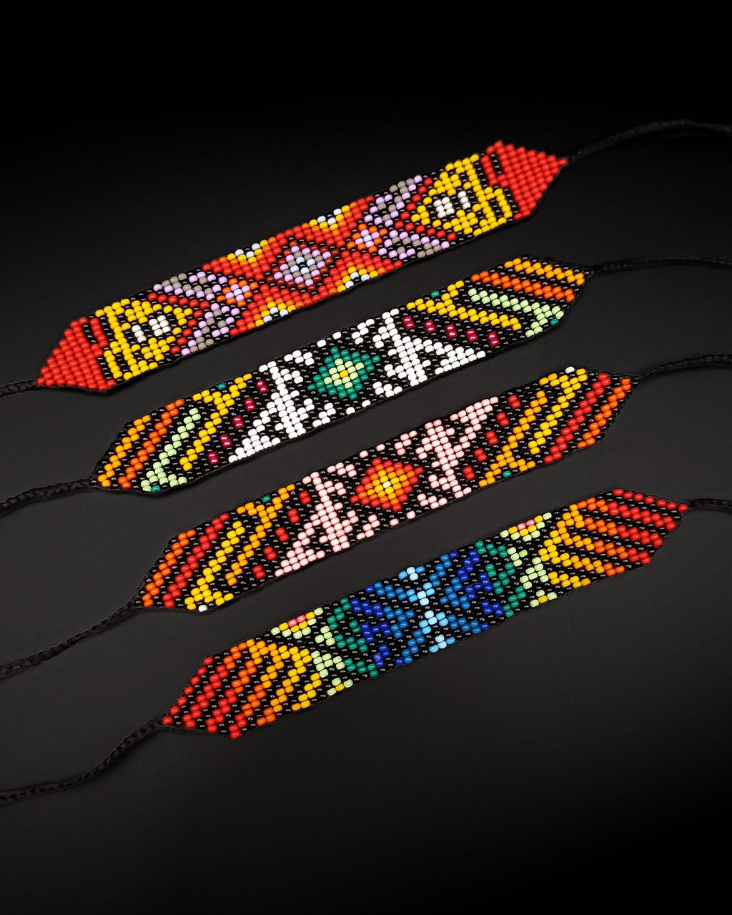 Pulseras de mostacilla - medianas